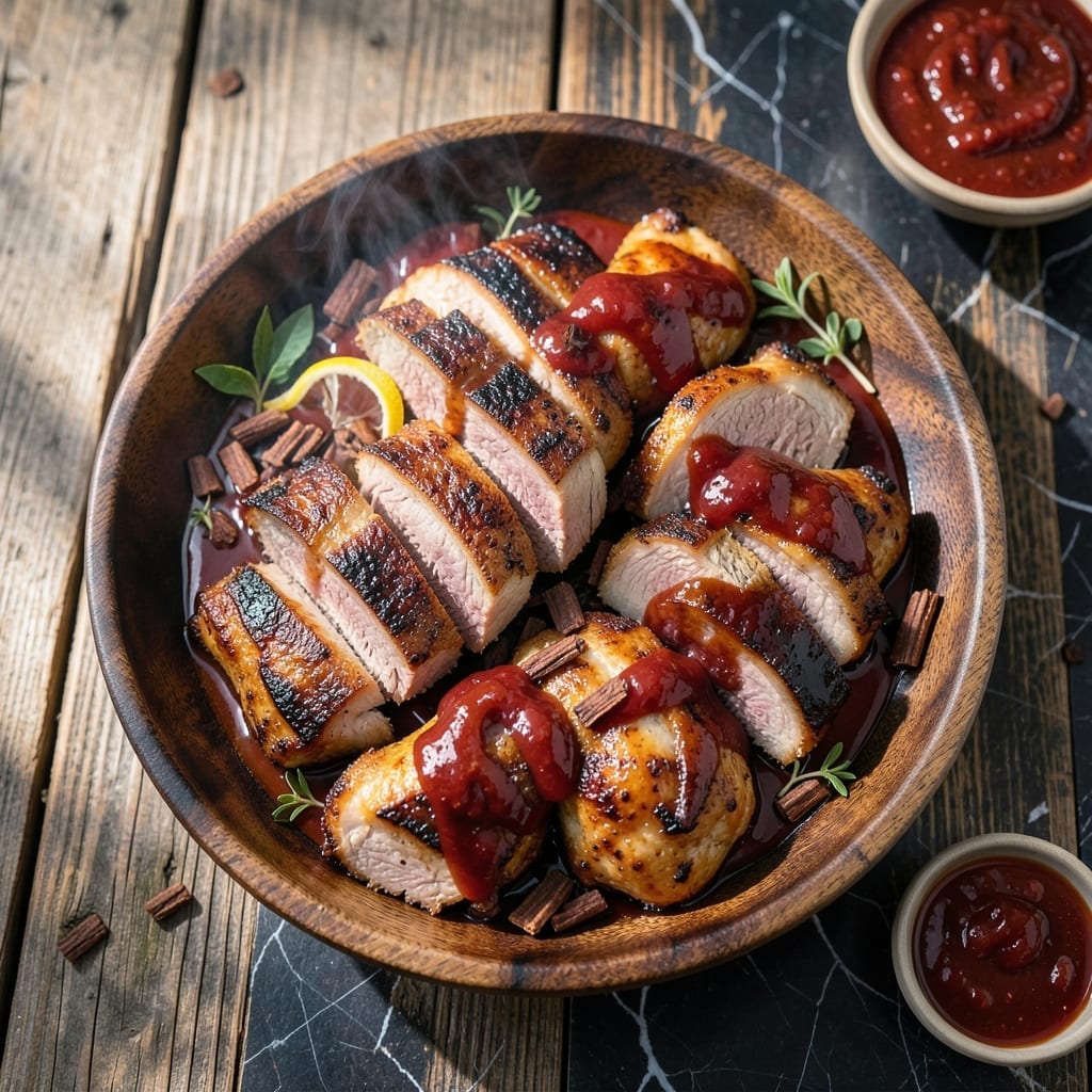 Pork and Chicken Barbecue Recipe: Smoky Sweetness for the Grill