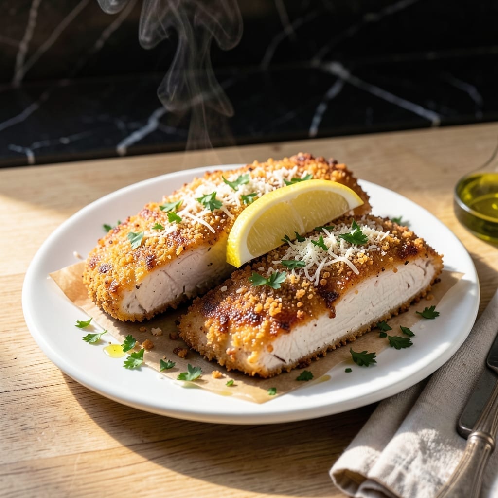 Recipe for Chicken Cutlets Baked in the Oven: Crispy Parmesan Crust Without Frying