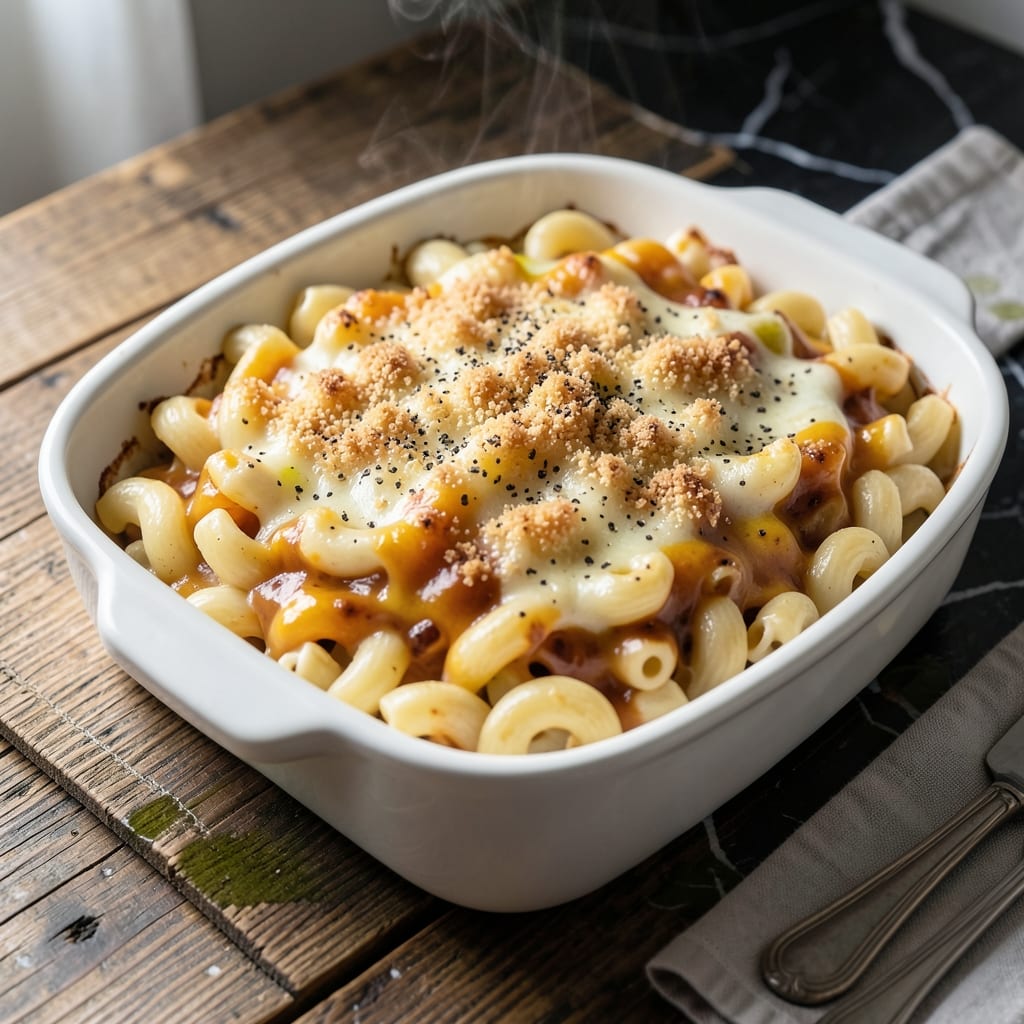 Macaroni and Cheese Recipe Using Eggs: Baked Custard-Style Comfort