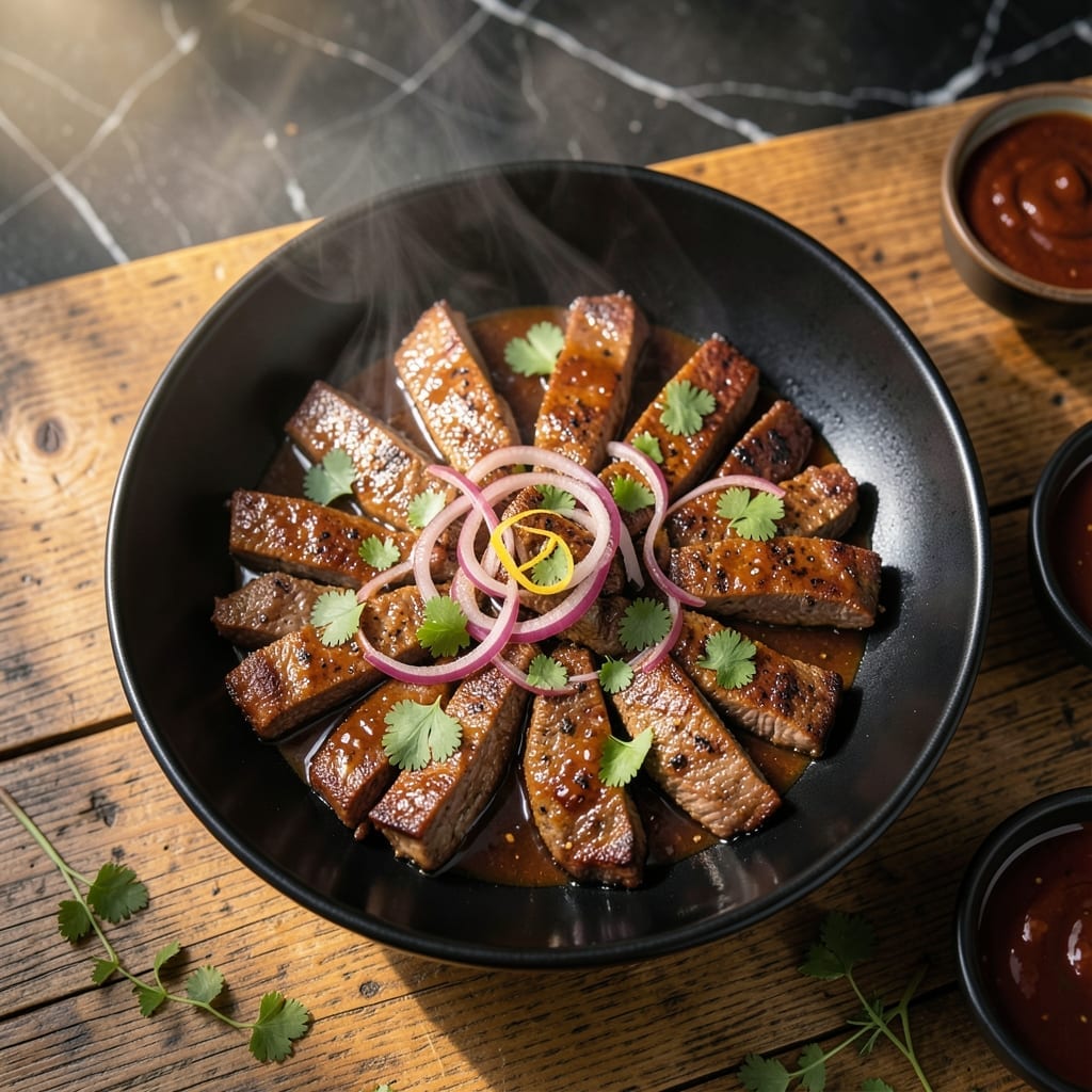 Barbecue Beef Strips Recipe: Smoky-Sweet Bites With Charred Edges