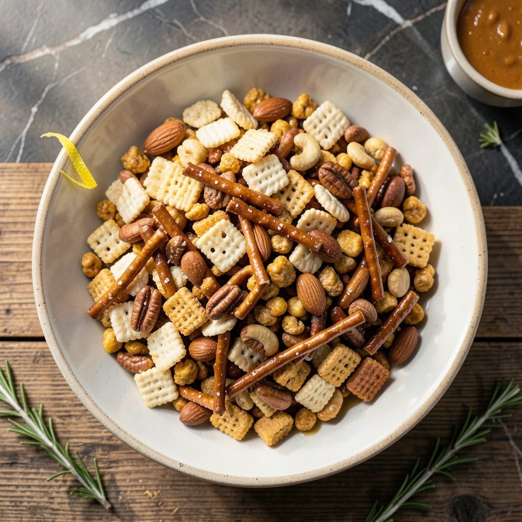 Chex Mix Recipe Oven: Crunchy Savory Bake in One Pan