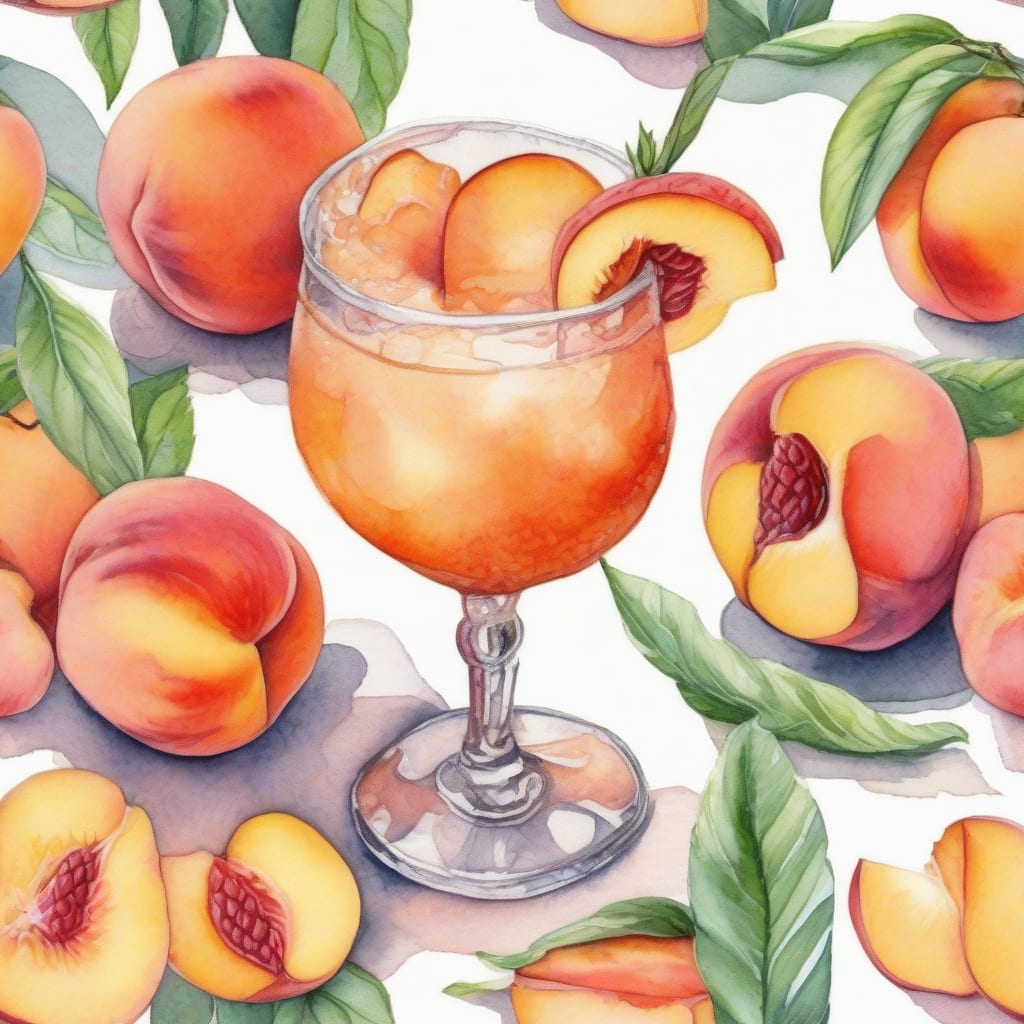 crown peach beach drink recipe