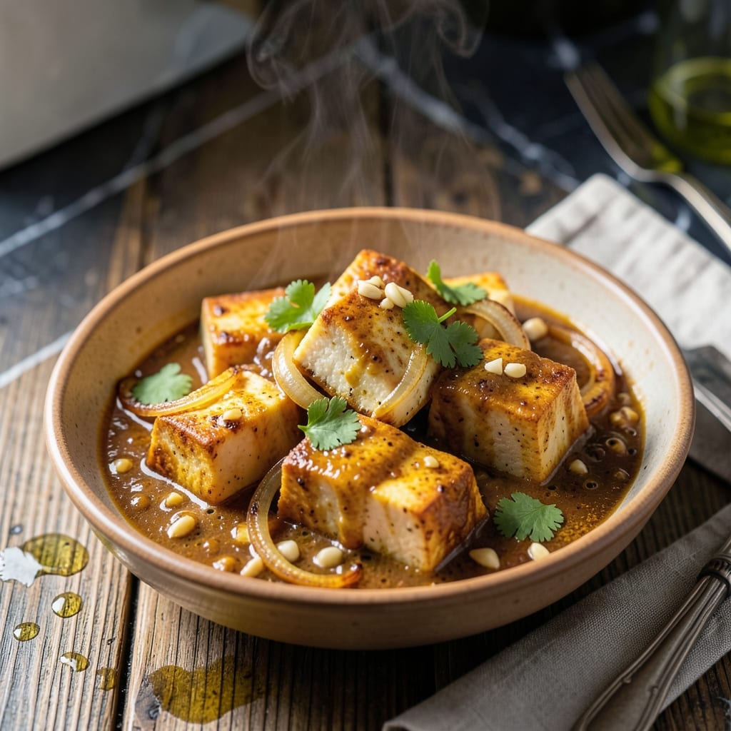 Recipe for Curried Tofu: Aromatic Spices With Crispy Edges Recipe for Curried Tofu: Aromatic Spices With Crispy Edges