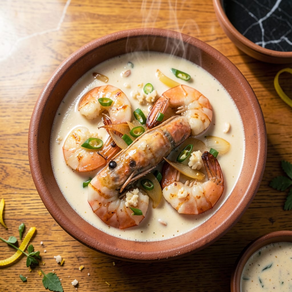 Recipe for Chingri Malai Curry: Bengali Prawns in Coconut Cream