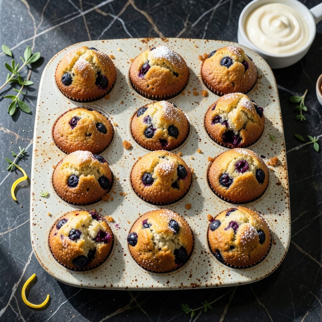 Blueberry Muffin Recipe Using Sour Cream: Ultra Moist With Bursting Berries