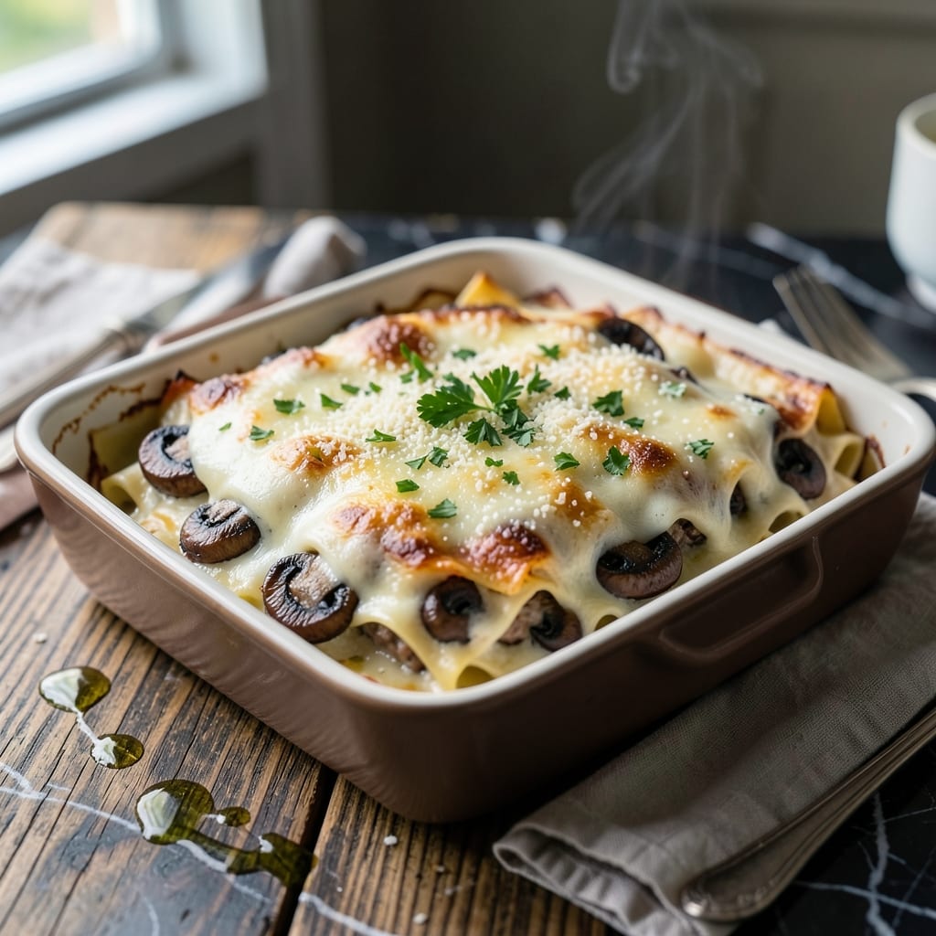 Mushroom Lasagna Recipe With White Sauce: Velvety Layers of Earthy Richness