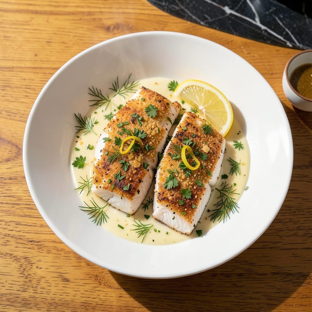 Recipe For Baked Red Snapper: Flaky White Fish With Lemon-Herb Crust