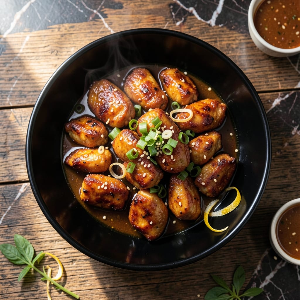 Recipe for Ginger Chicken: Wok-Tossed Aromatic Spice Blend