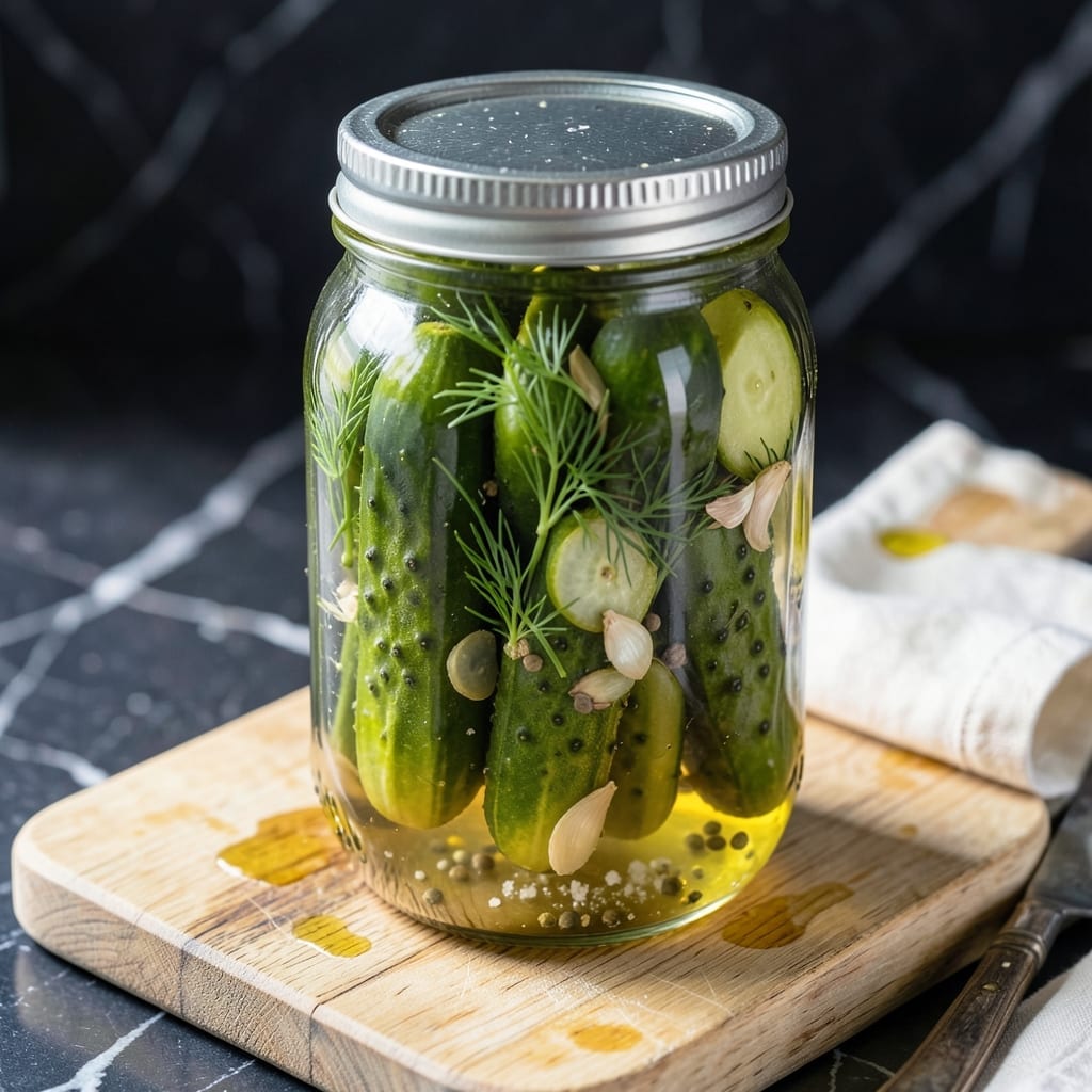 Homemade Dill Pickles Recipe Refrigerator: Crunchy Tangy Bites in 5 Days