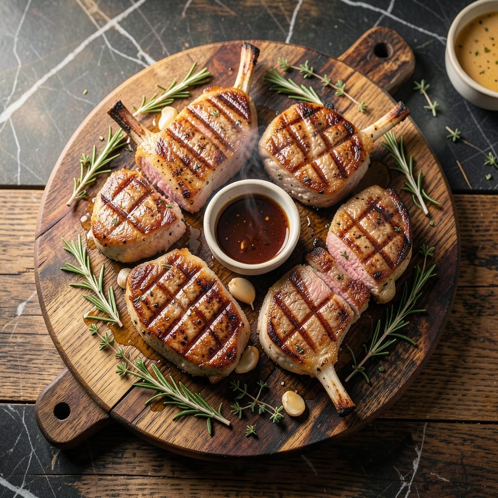 Recipe for Pork Loin Chops on the Grill: Herb-Kissed and Flame-Charred
