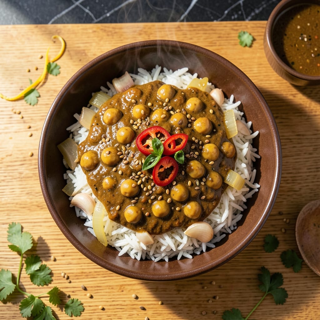 Madras Curry Recipe Vegetarian: Aromatic Spices and Hearty Chickpeas