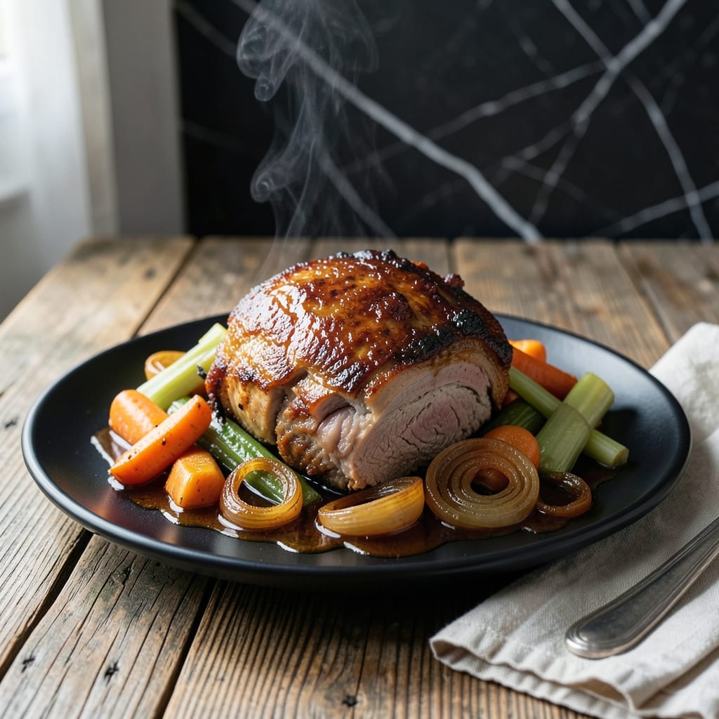 Cider-Braised Pork Shoulder Recipe: Slow-Cooked Apple Infusion