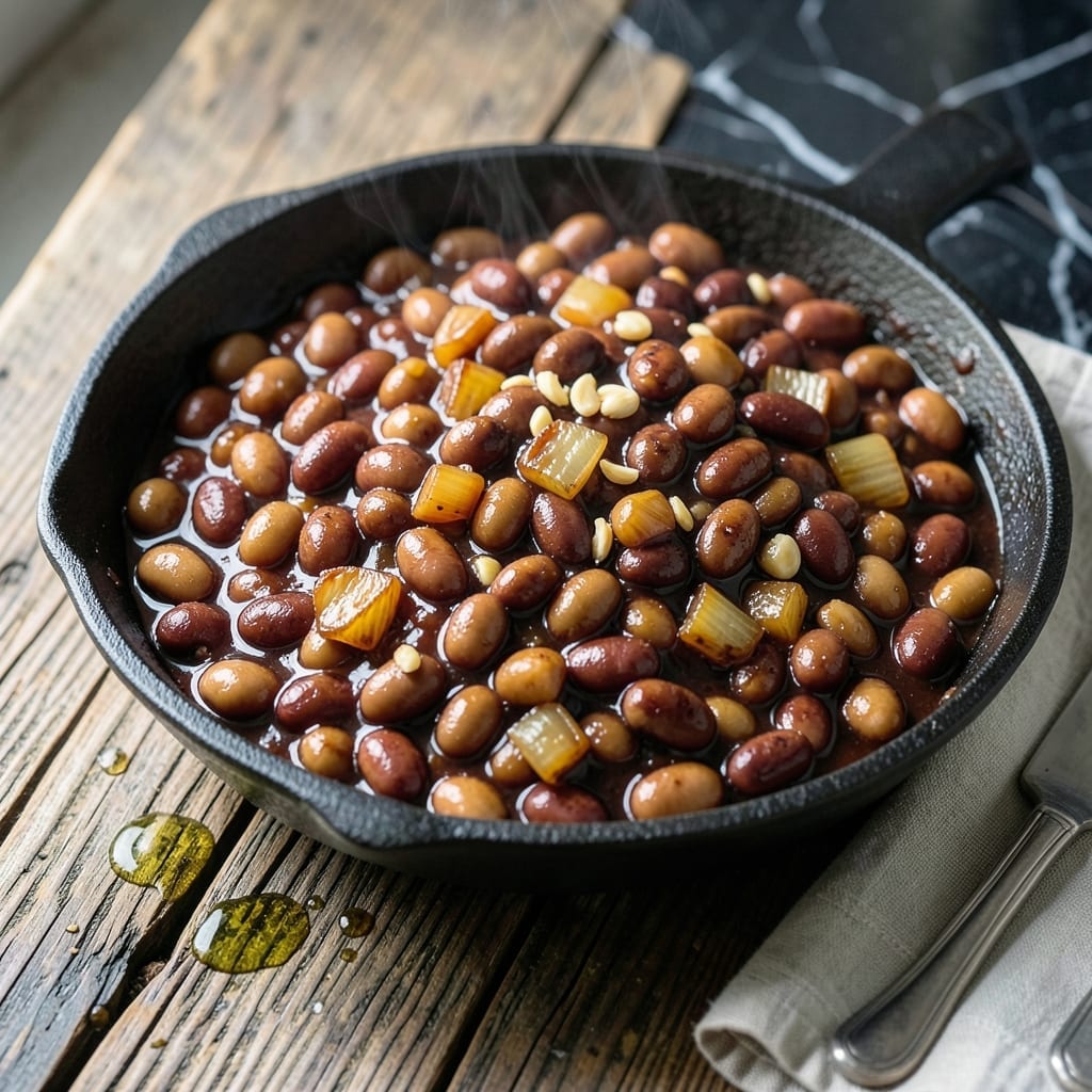 Smokehouse BBQ Baked Beans Recipe: Molasses-Rich Slow Cooked Side