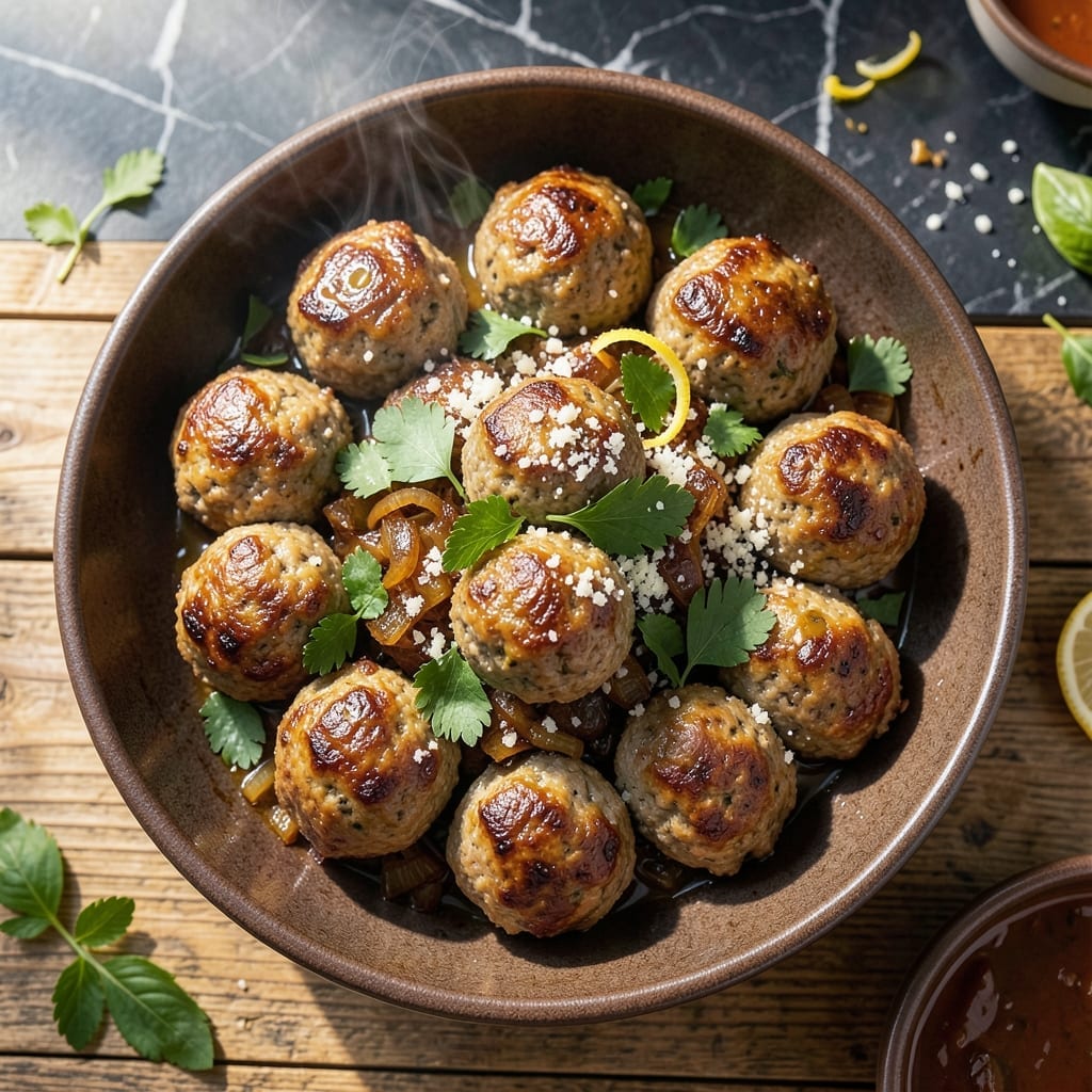 Meatball Recipe Italian Sausage Ground Beef: Binder-Free Juiciness With Herbs