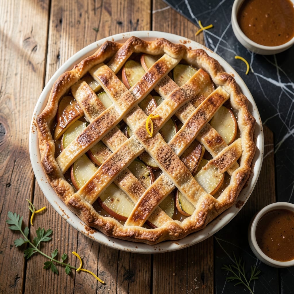 Paula Deen Dutch Apple Pie Recipe: Double-Crust Cinnamon-Spiced Delight