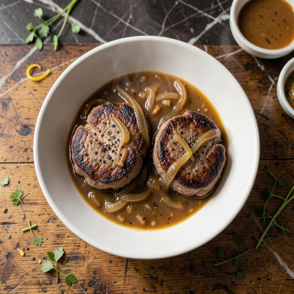 Recipe For Salisbury Steak With Onion Gravy: Homestyle Savory Comfort