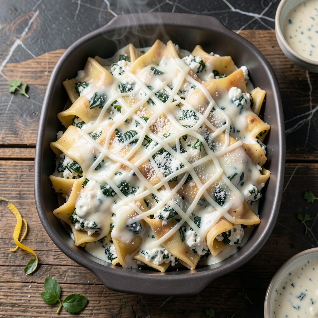 Manicotti Recipe White Sauce: Baked Pasta With Creamy Ricotta Filling Manicotti Recipe White Sauce: Baked Pasta With Creamy Ricotta Filling