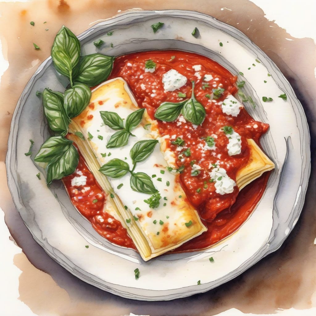 manicotti dump recipe