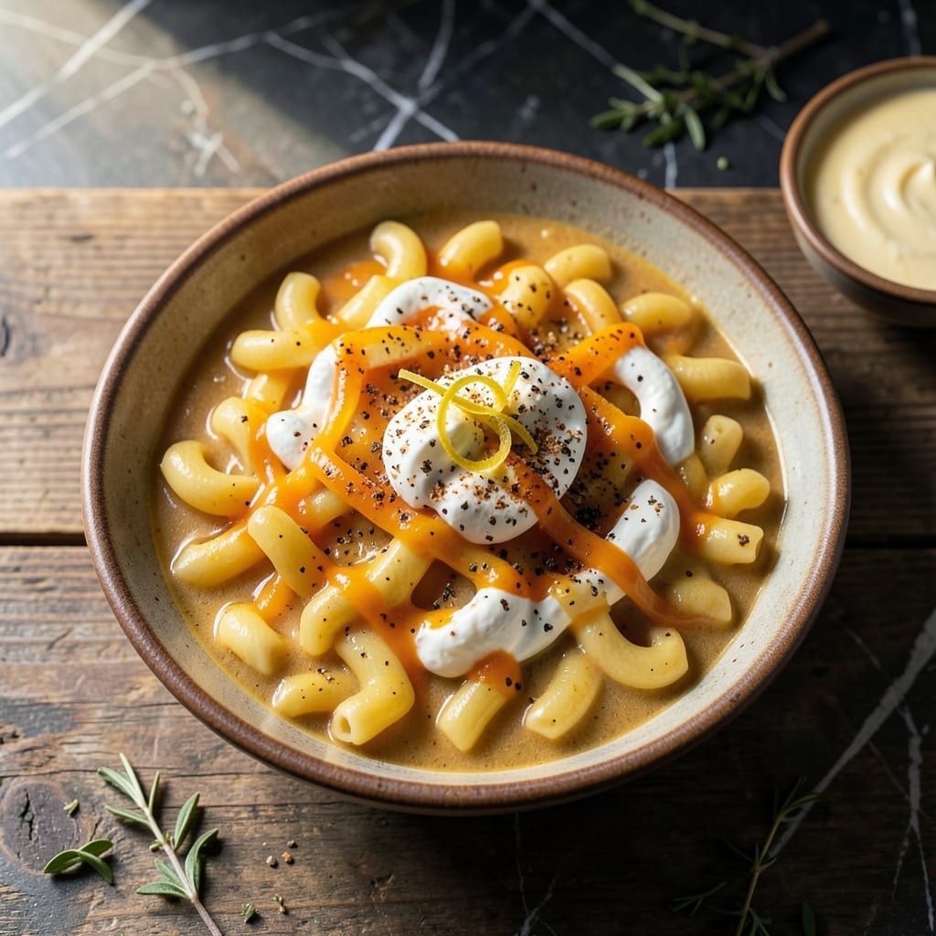 Macaroni and Cheese Recipe With Cheese Soup: Velvety Double-Cheese Indulgence