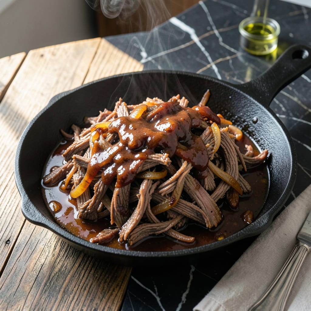 Shredded Beef Barbecue Recipe: Slow Cooked Smoky Richness