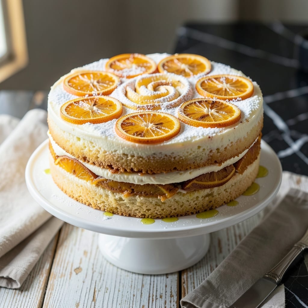 Brenda Gaines' Orange Slice Cake Recipe: Southern Citrus Infusion