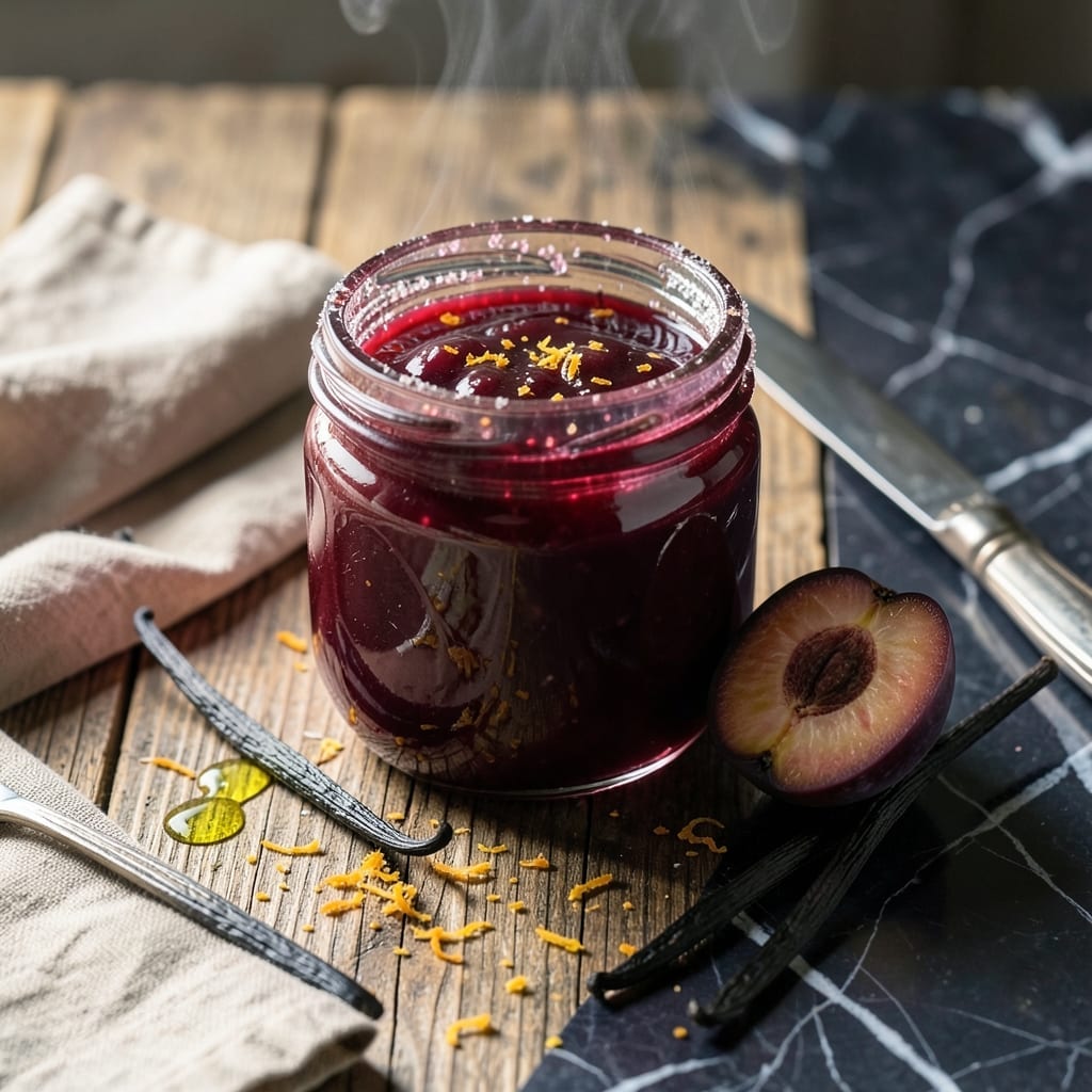 Plum Jam Recipe Without Pectin: Natural Thickening With Citrus Zest