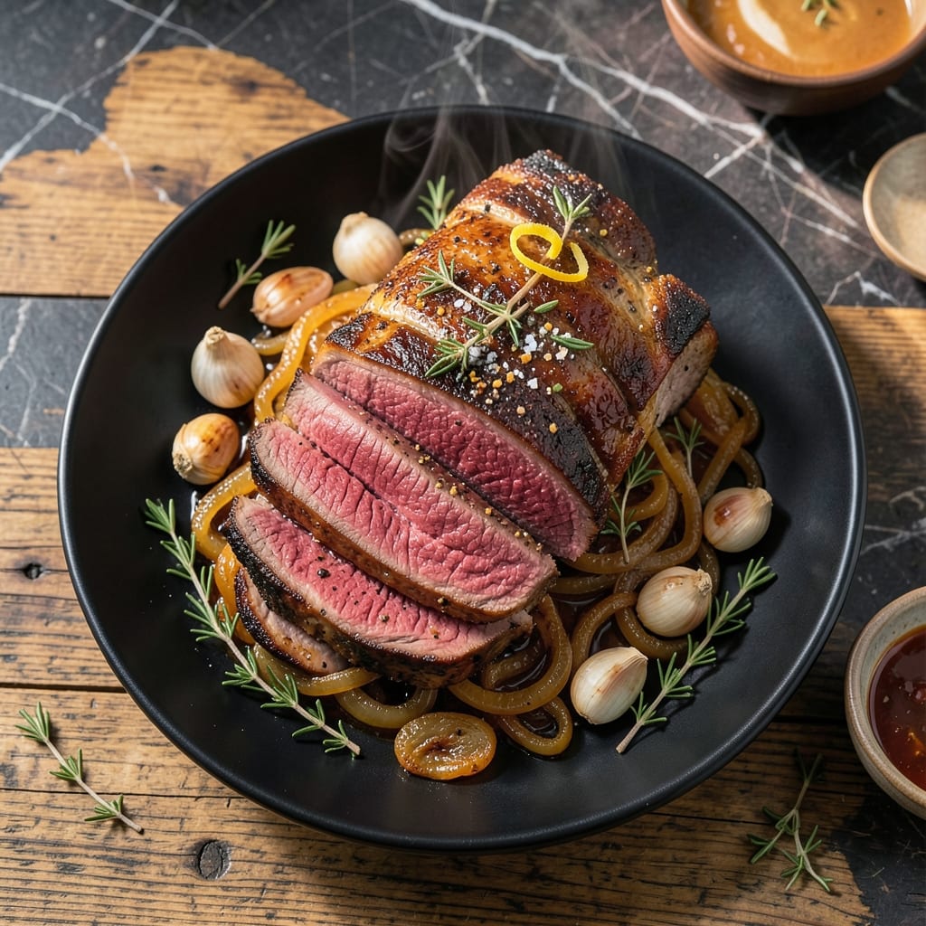 Eye Round Roast Beef Recipe High Temperature: Reverse Sear for Even Doneness