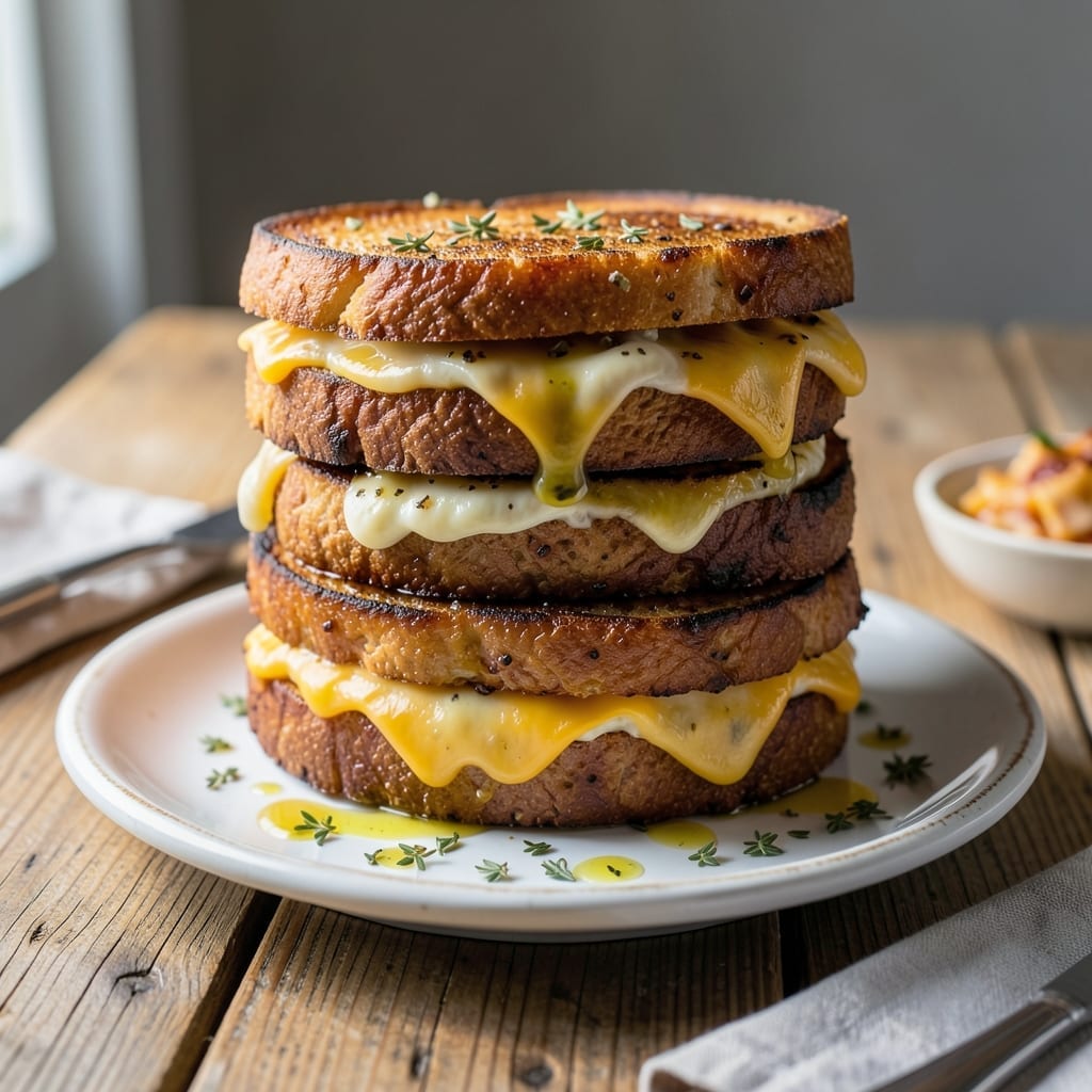 Bobby Flay's Grilled Cheese Sandwich Recipe: Crusty Bread With Gourmet Cheese Blend