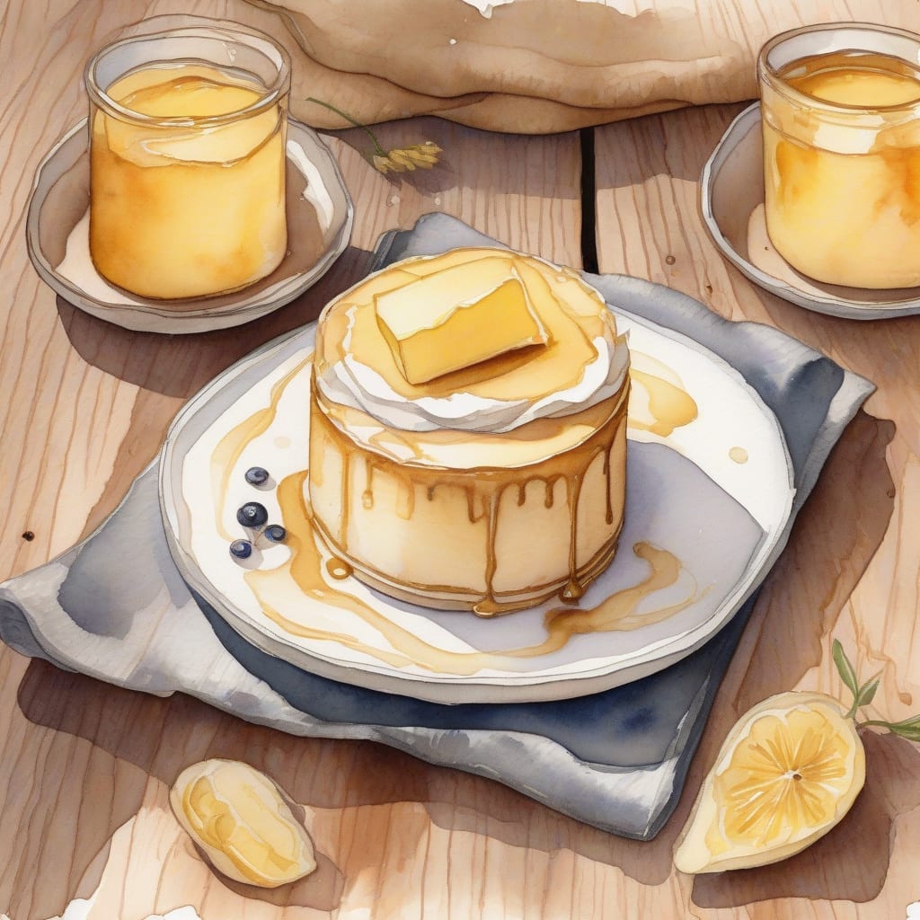 layered cylindrical dessert