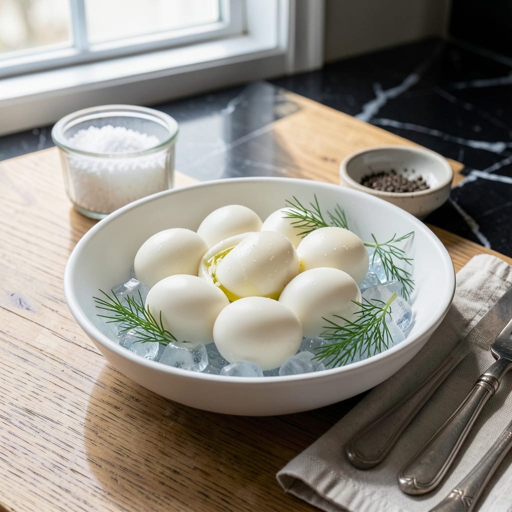 Hardboiled Egg Recipe: Foolproof Method for Perfectly Cooked Whites