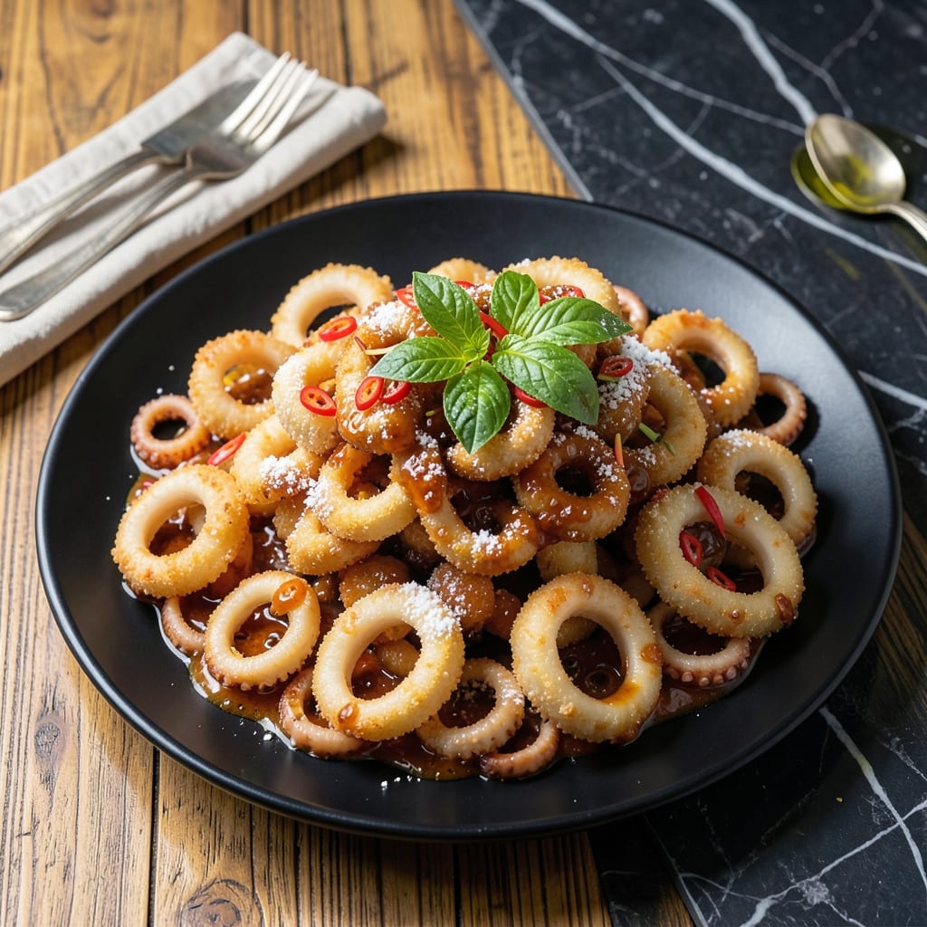 Thai Calamari Recipe: Crispy Rings With Sweet Chili Glaze Thai Calamari Recipe: Crispy Rings With Sweet Chili Glaze
