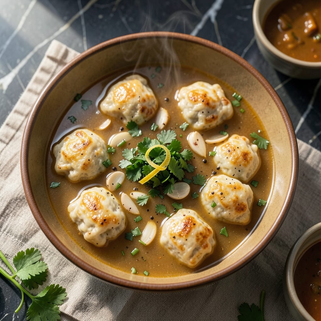 Recipe Egg Dumplings: Fluffy Pillows in Savory Broth