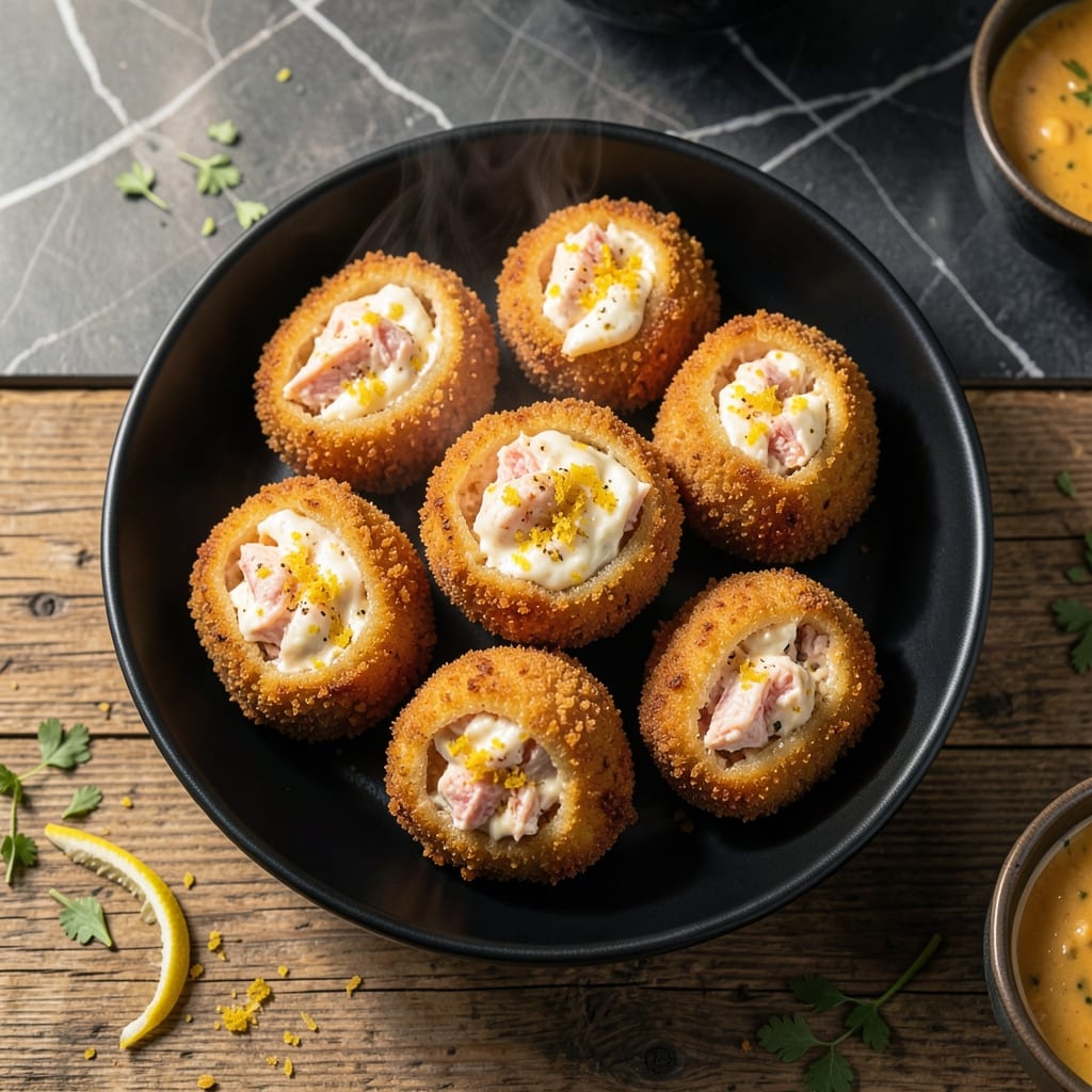 Crab Bombs Recipe: Cheesy Stuffed Bites With Crispy Breadcrumbs