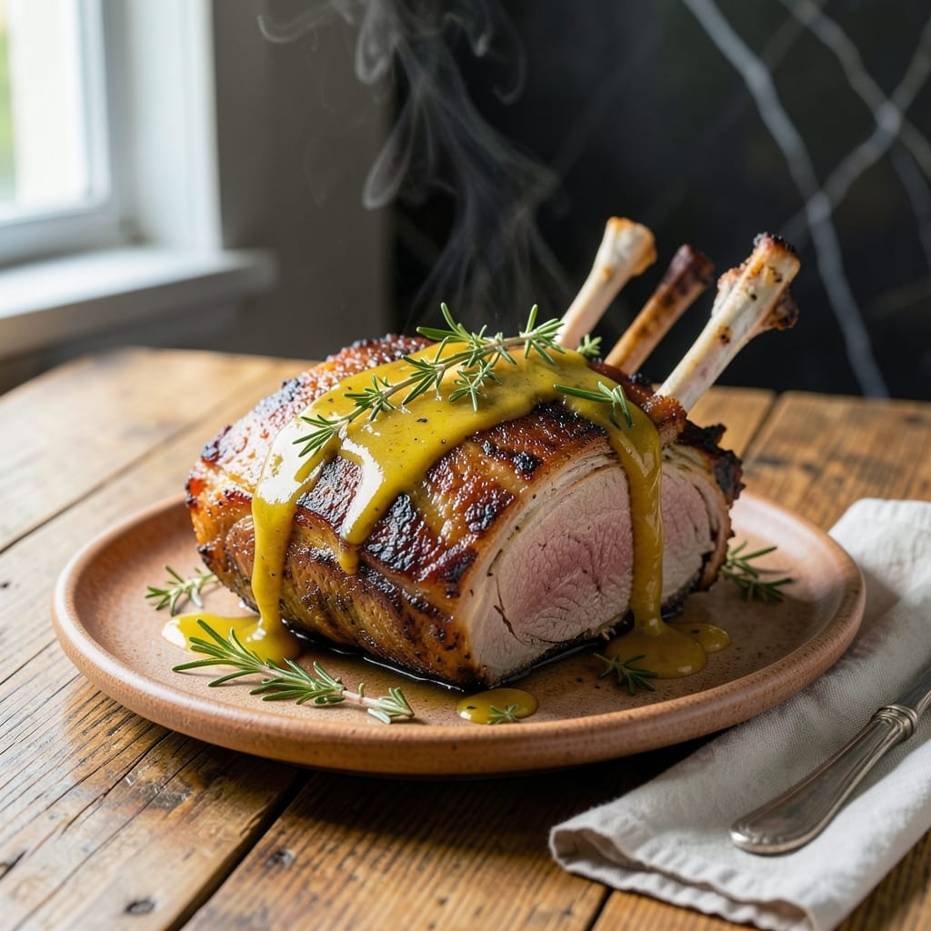 Bone-In Pork Rib Roast Recipe: Herb-Crusted and Succulent