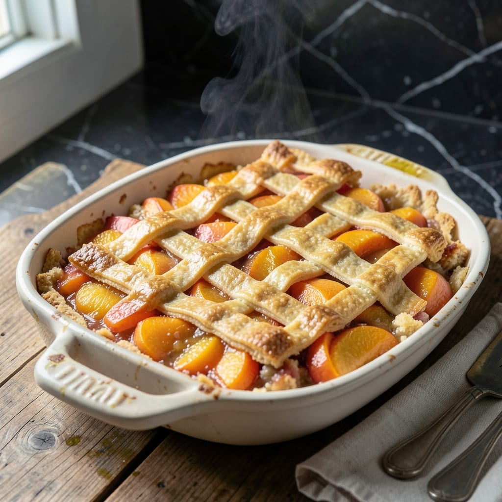 Peach Cobbler Recipe Canned Peaches Pie Crust: Old-Fashioned Sweetness in Minutes
