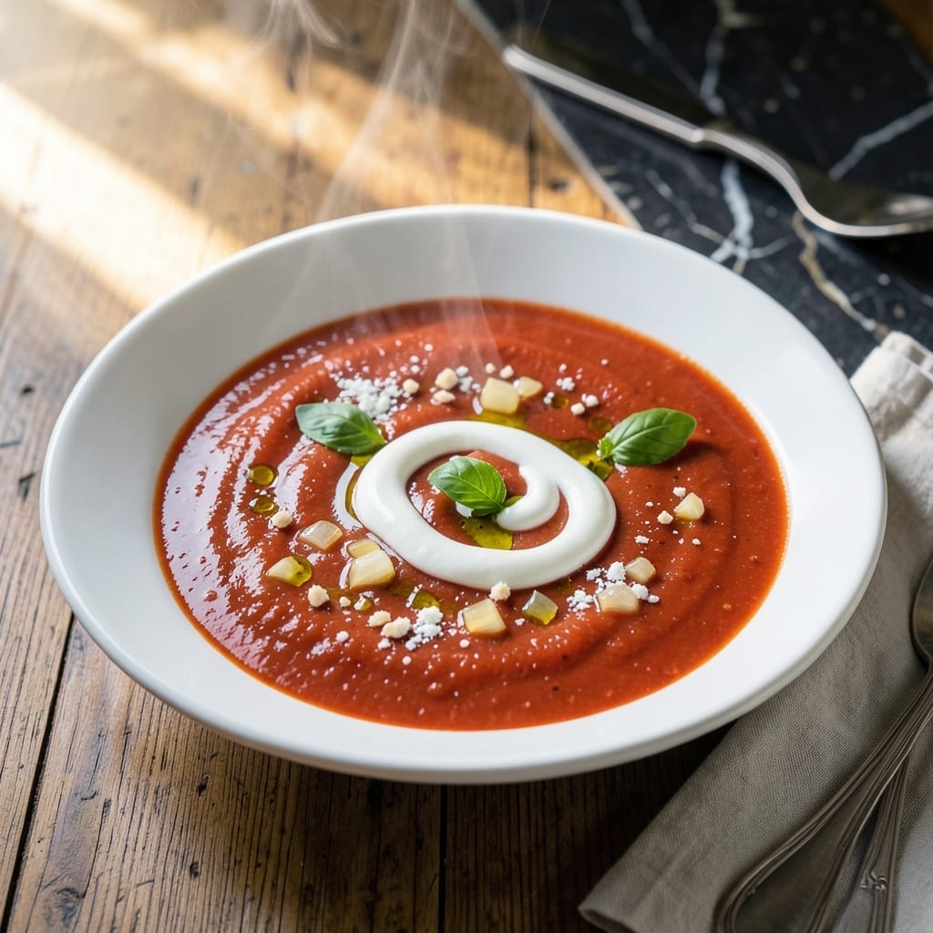 Bonefish Grill Tomato Bisque Recipe: Velvety Smooth With Fresh Basil Swirl