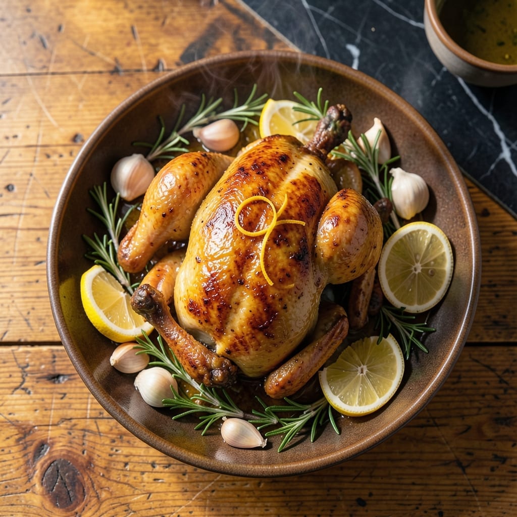 New Year's Chicken Recipe: Lucky Herb-Roasted Tradition