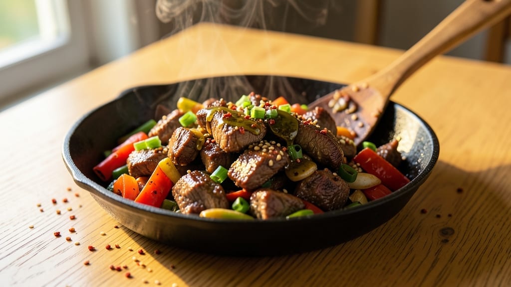 Brisket Stir Fry Recipe: Smoky-Sweet Beef With Crispy Veggies in 25 Minutes