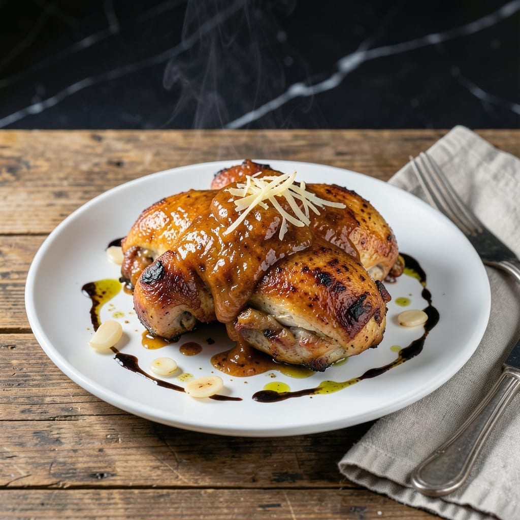 Recipe for Baked Chicken With Apricot Preserves: Sweet Glazed Oven Delight