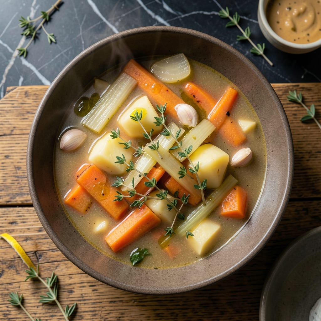Vegetable Soup Recipe No Tomato: Light and Savory Broth With Garden Freshness