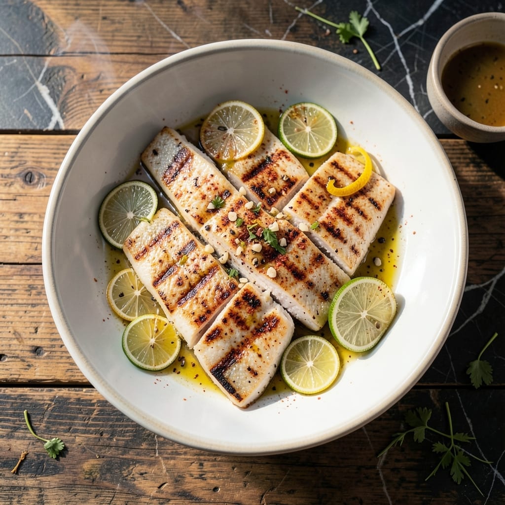 Barbecue White Fish Recipe: Charcoal-Kissed With Zesty Citrus Finish