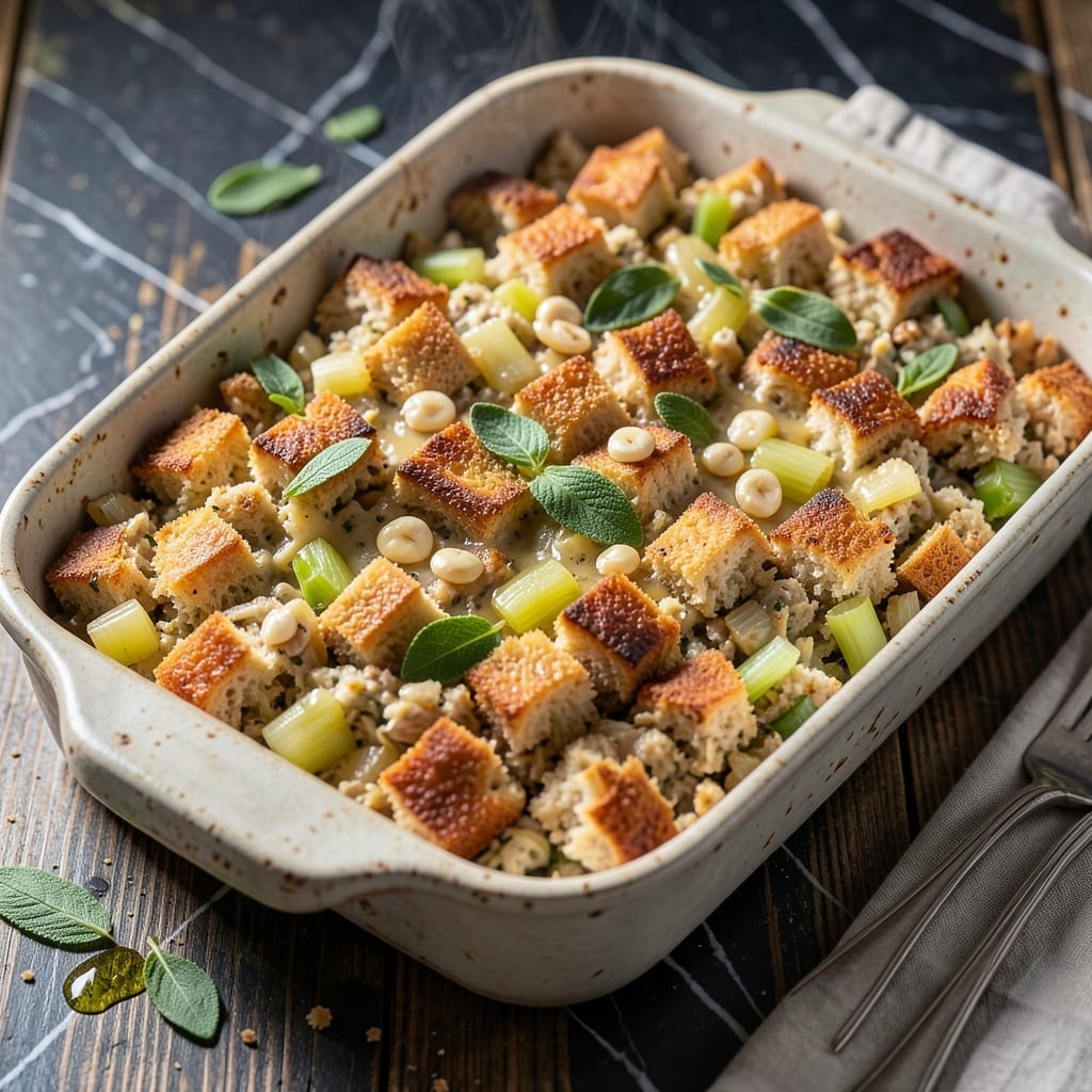 Classic Turkey Stuffing Recipe: Herb-Infused Breadcrumbs With Savory Depth