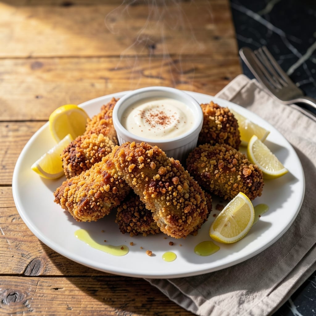 Recipe for Baked Chicken Tenders With Bread Crumbs: Extra Crunchy Coating in 25 Minutes