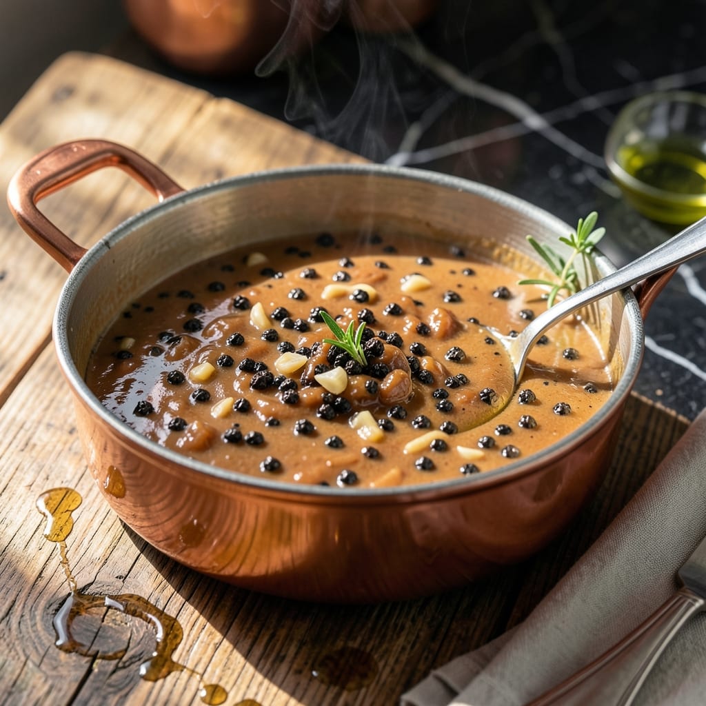Creamy Peppercorn Sauce Recipe: Silky Depth for Steakhouse Flavor