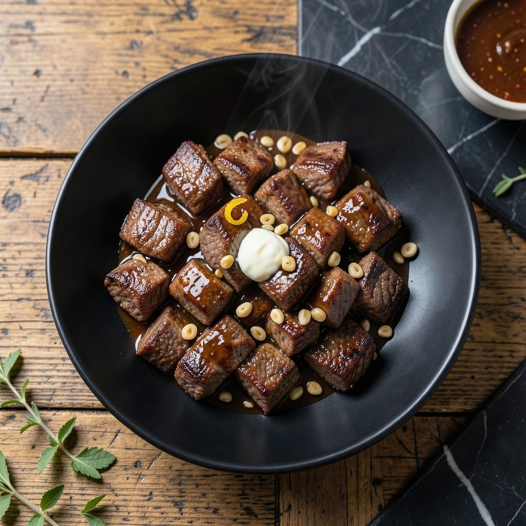 99 Restaurant Steak Tips Recipe: Garlic Butter Bites of Tenderness