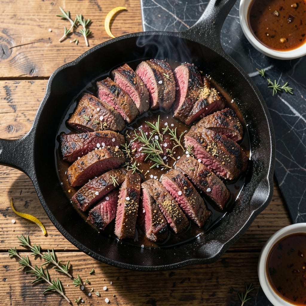 Barbecue Tri Tip Steak Recipe: Oak-Smoked Richness with Herb Rub