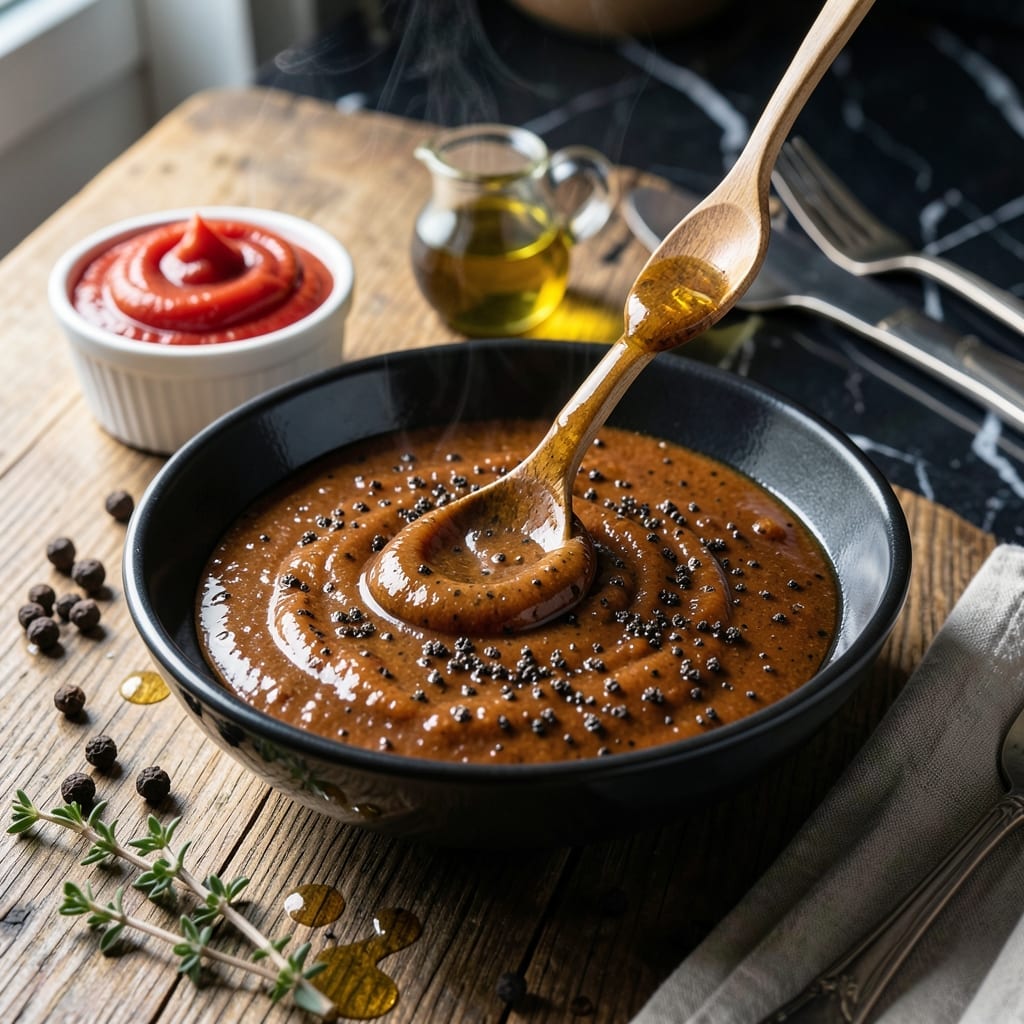 Black Pepper Barbecue Sauce Recipe: Bold Smoky Sweetness With a Kick