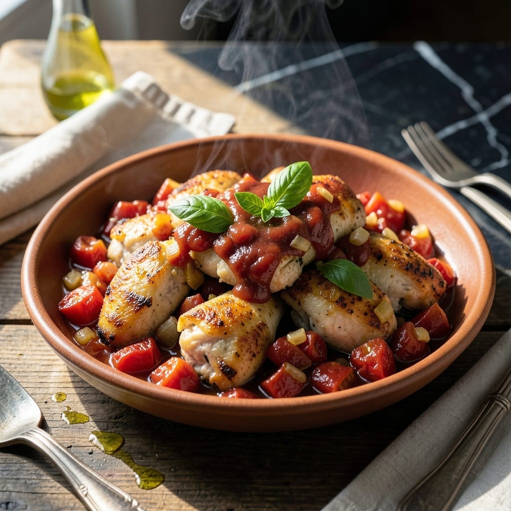 Katie Parla Chicken Cacciatore Recipe: Rustic Tuscan Hunter's Stew