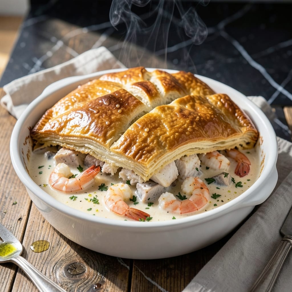 Mary Berry Fish Pie Recipe: Buttery Crust Over Creamy Seafood