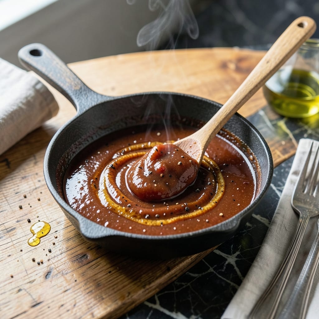 Authentic Barbecue Sauce Recipe: Slow-Simmered Vinegar and Spice Balance